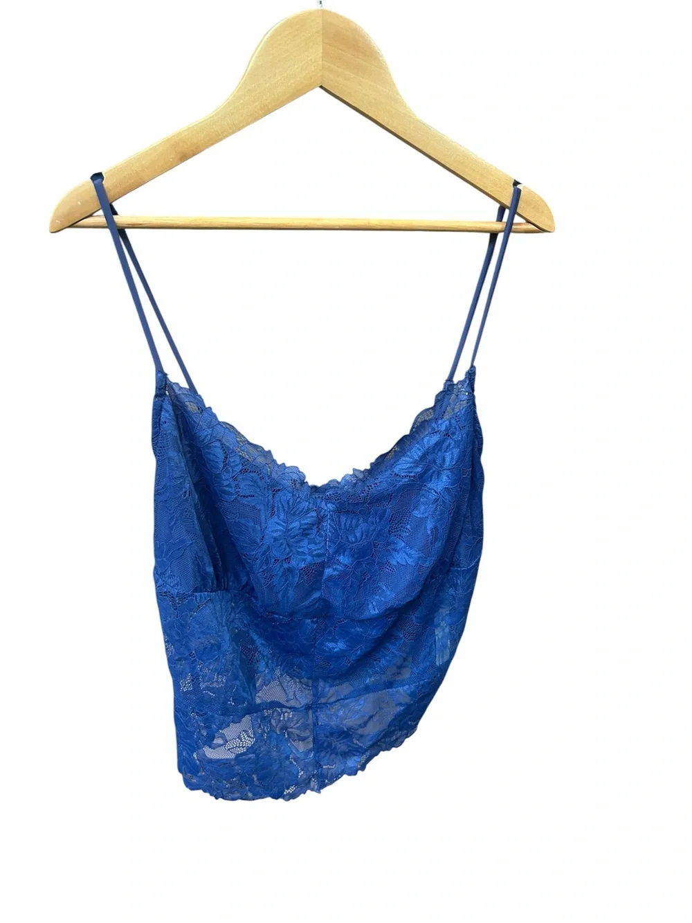 Free People Heart Eyes Cami in Estate Blue